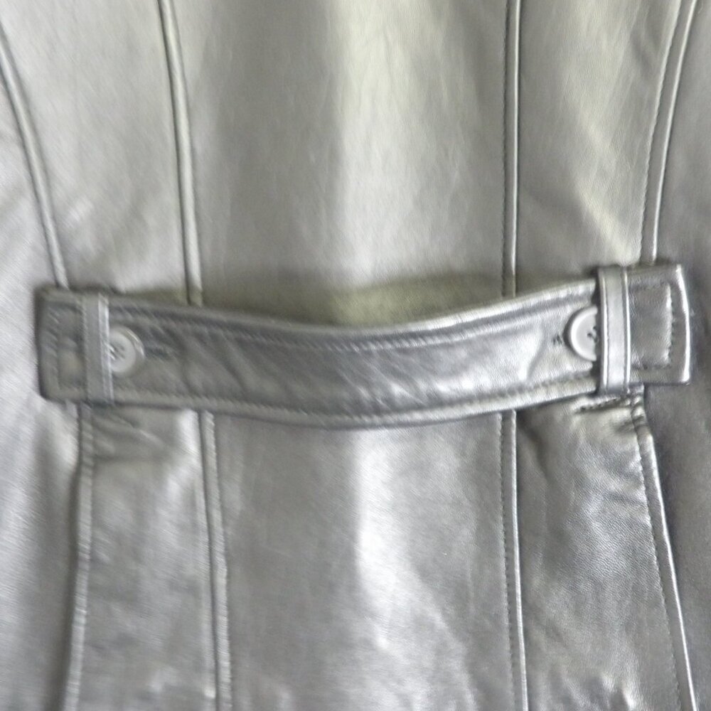 Genuine Leather Mark Alan Black Jacket. Size L - Picture 10 of 15